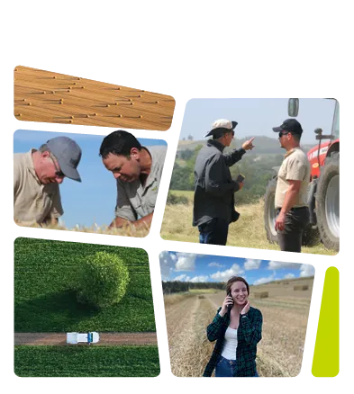 Tama Assist team help farmer in the field